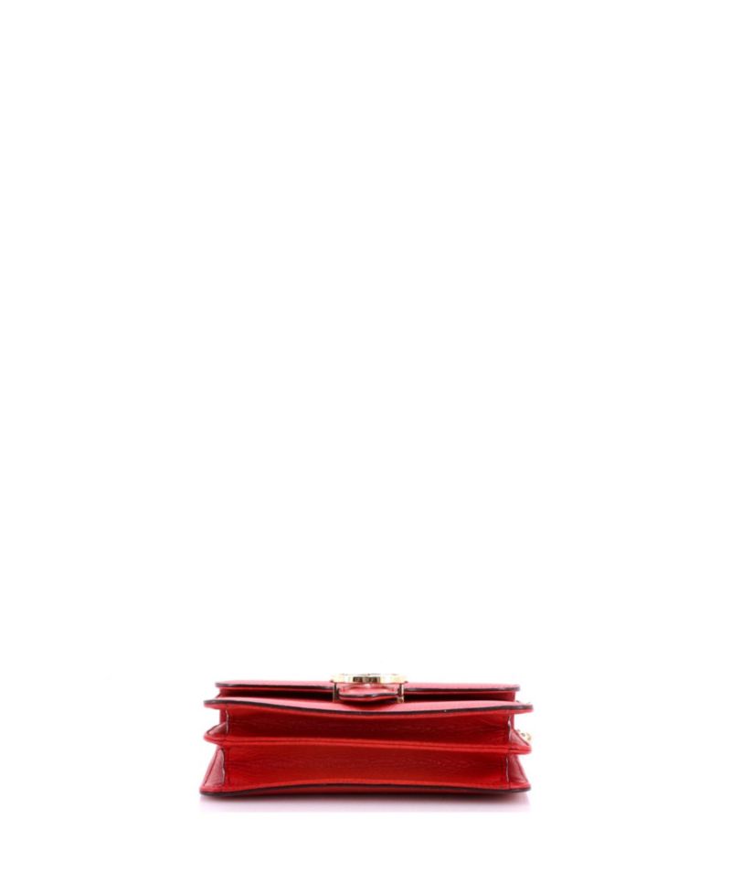 Small Interlocking Shoulder Bag Leather