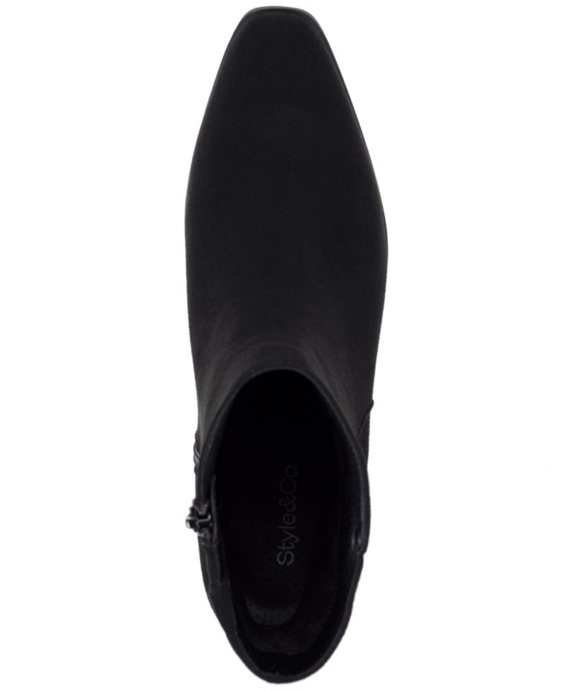Women's Diamond Almond Toe Booties