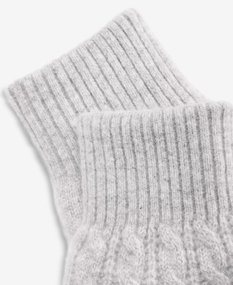 Solid Cashmere Nordic Mittens