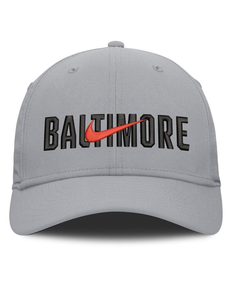 Men's Gray Baltimore Orioles Primetime Rise Dri-FIT Flex Hat