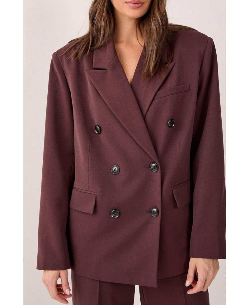 Women's Double Breasted Oversized Blazer