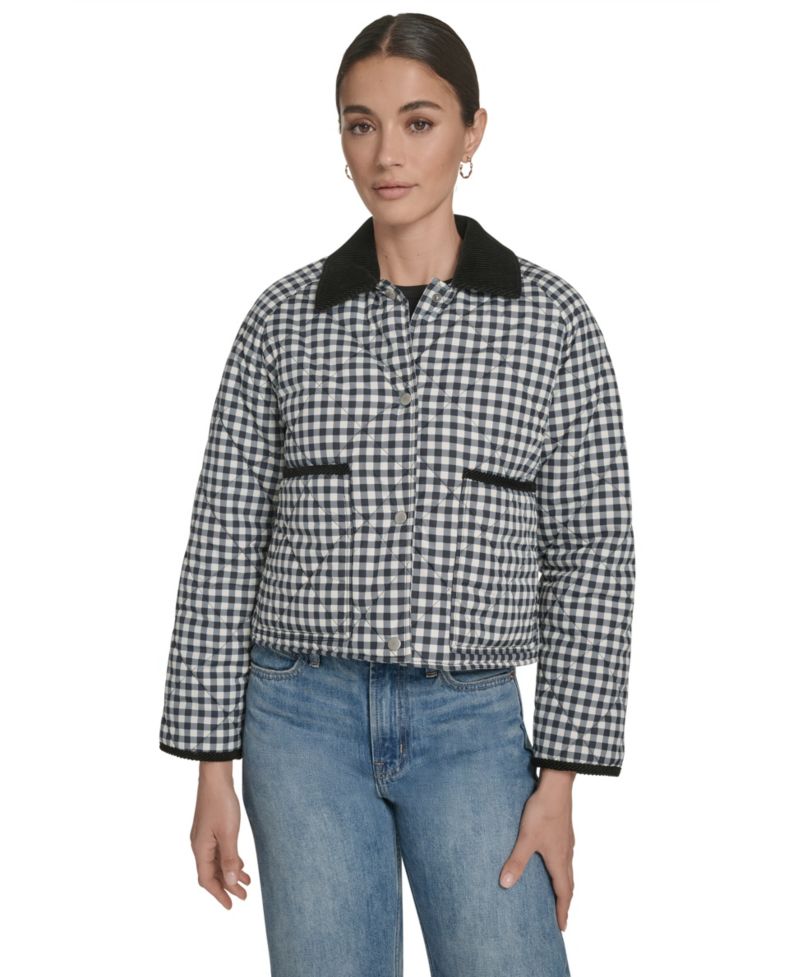 Чёрный/Белый Gingham