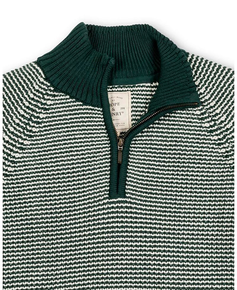 Men's Hope and Henry Organic Half Zip Ski Pullover Sweater