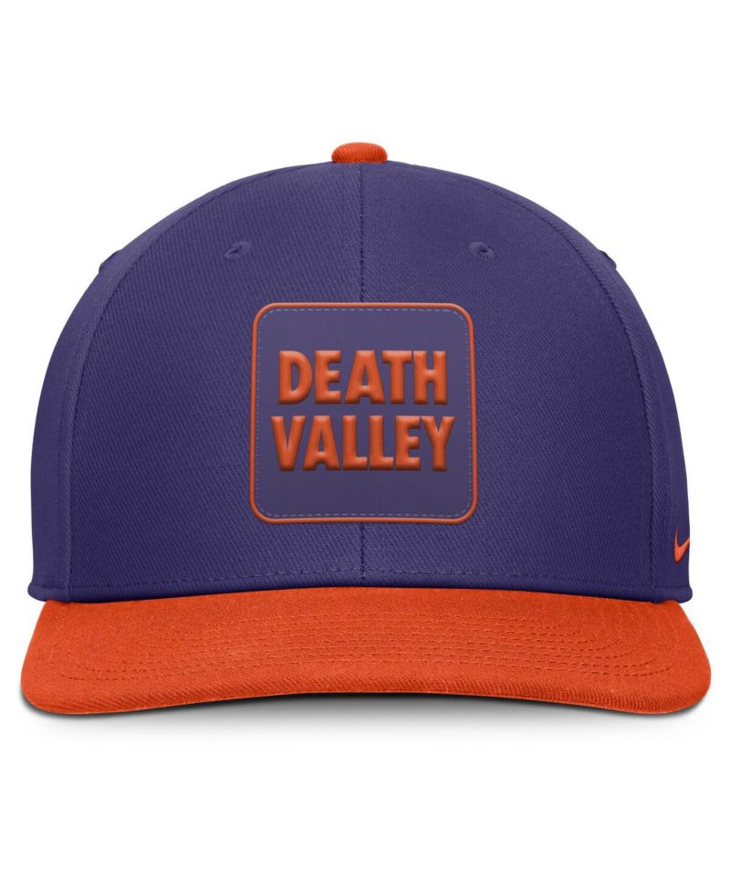 Men's Purple/Orange Clemson Tigers 2025 Sideline Campus Pro Local Snapback Hat