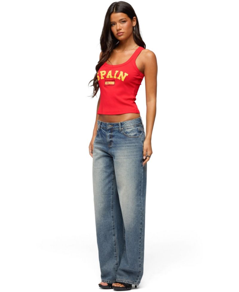 Women's Spain Ribbed Tank Top