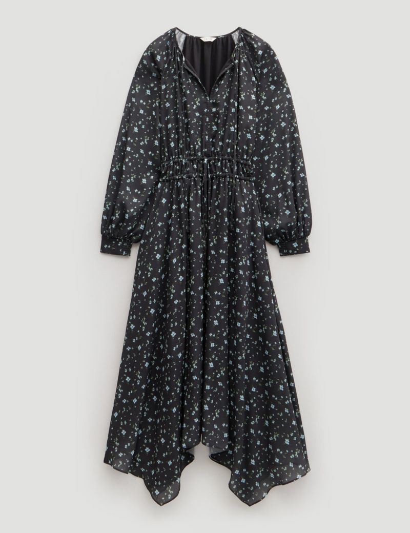 Women's Odelia Printed Long Sleeve Chiffon Dress