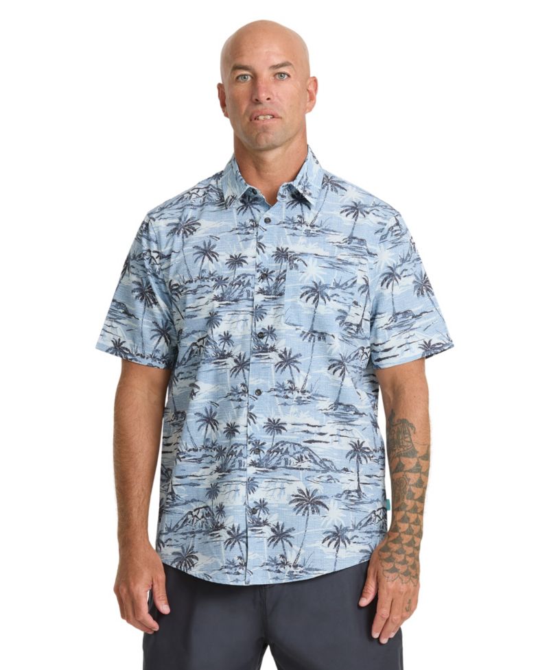 Quiksilver Men's Retreat Tech Woven Collared Shirt