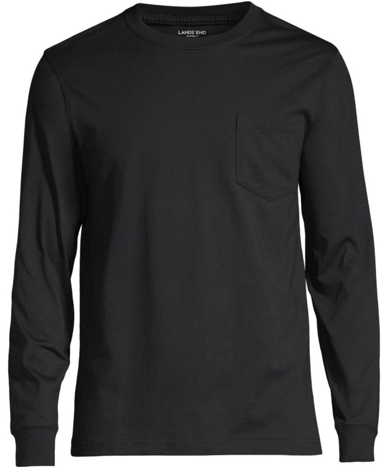 Men's Super-T Long Sleeve T-Shirt with Pocket