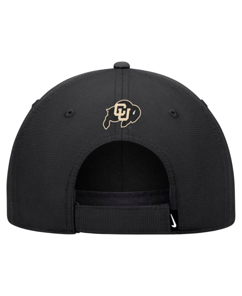 Men's Black Colorado Buffaloes 2026 Sideline Ripstop Dri-FIT Adjustable Hat
