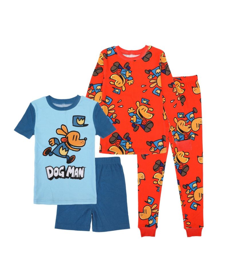 Big Boys Character Art 4-Pack Pajama Set -14