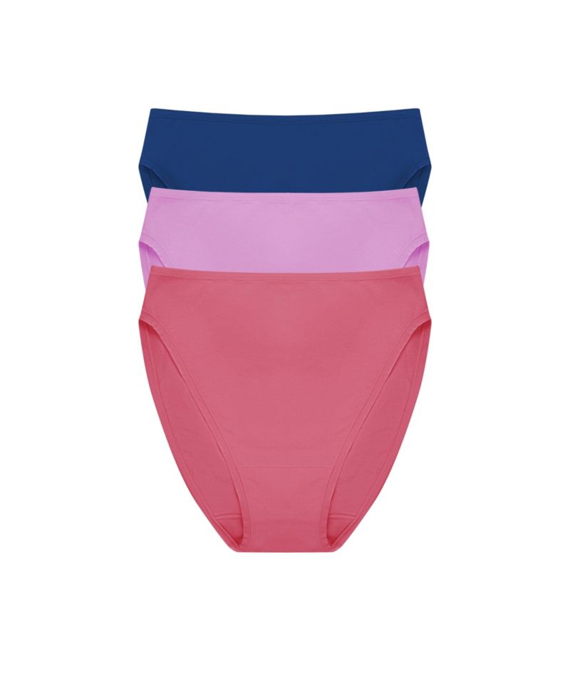 Women's Bliss Bare Cotton High Cut Brief 3-Pack