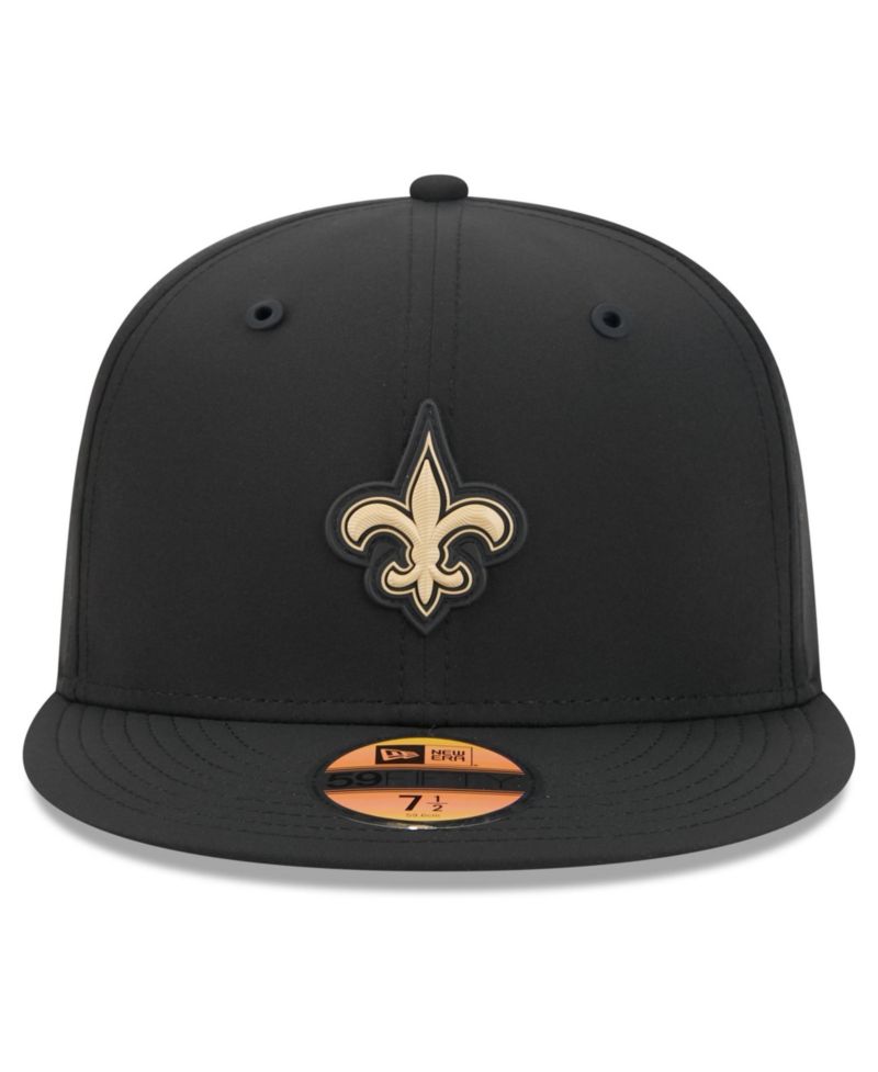 Men's Black New Orleans Saints 2026 Sideline 59FIFTY Fitted Hat