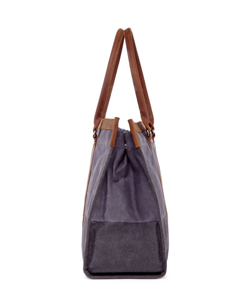 Stone Creek Waxed Canvas Tote Bag