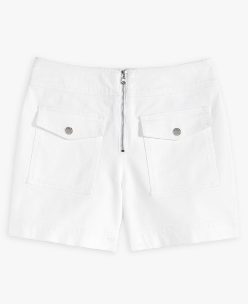 Women's Zip-Front Denim Shorts