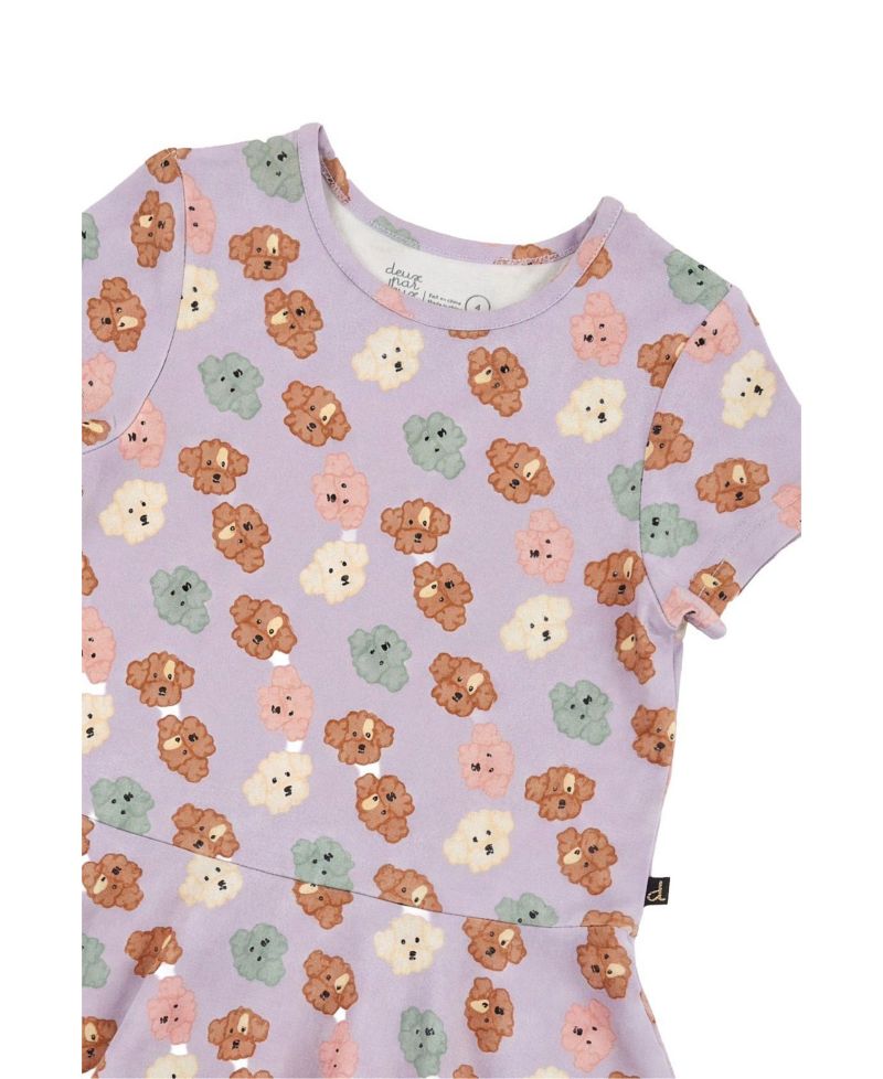 Girls' (6-12) Short Sleeve Jersey Dress