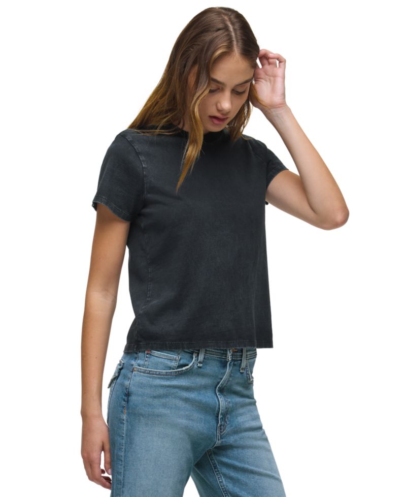 Women's Relaxed Crewneck Short-Sleeve Cotton T-Shirt