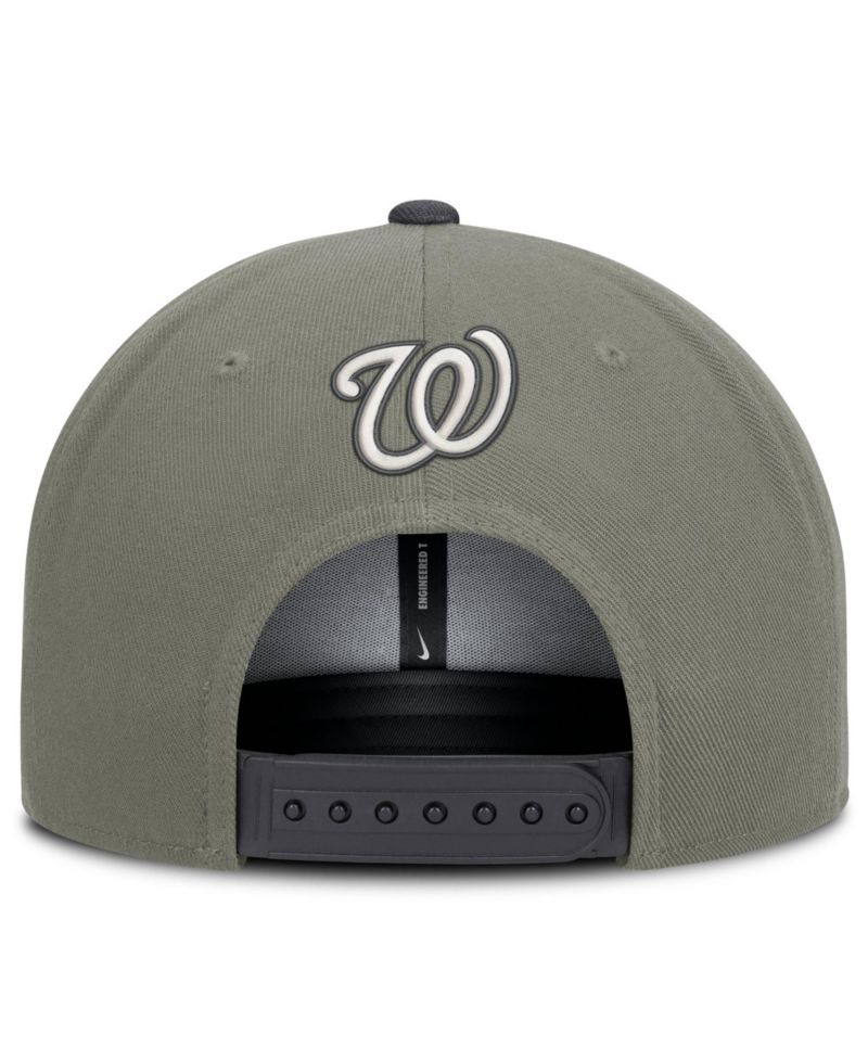 Men's Olive Washington Nationals Pro Dri-FIT snapback Hat