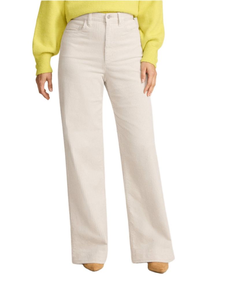 Women's High Rise Wide Leg Corduroy Pants