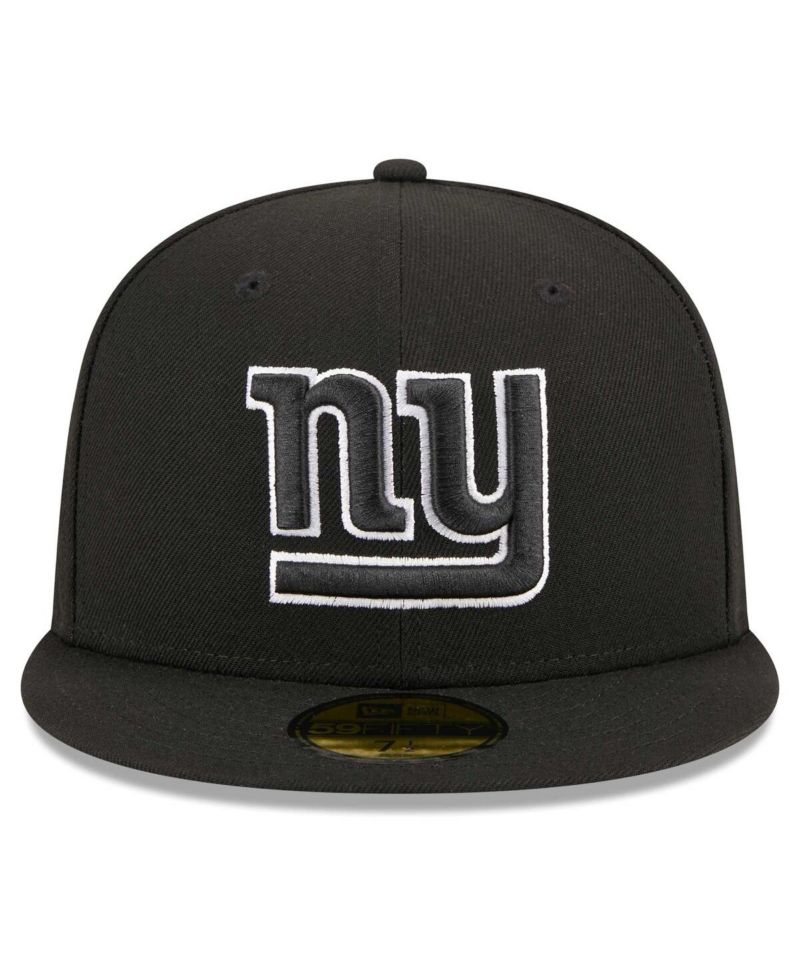 Men's Black New York Giants Main Patch 59FIFTY Fitted Hat