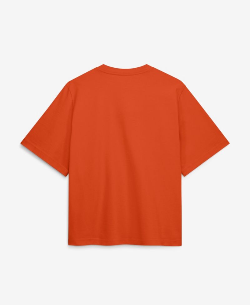 Women's Orange Clemson Tigers Arch Logo Boxy T-Shirt