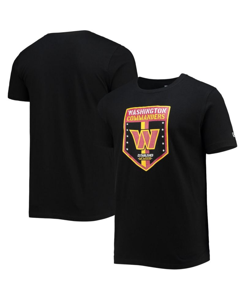 Men's Black Washington Commanders Team T-shirt