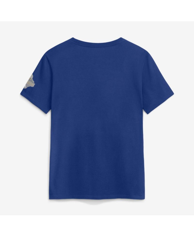 Women's Rush Blue Los Angeles Dodgers 2026 Gold Collection Logo T-Shirt