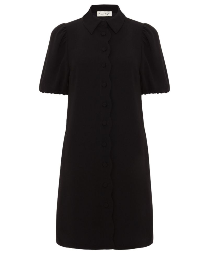 Women's Candice Scallop Detail Shirt Dress