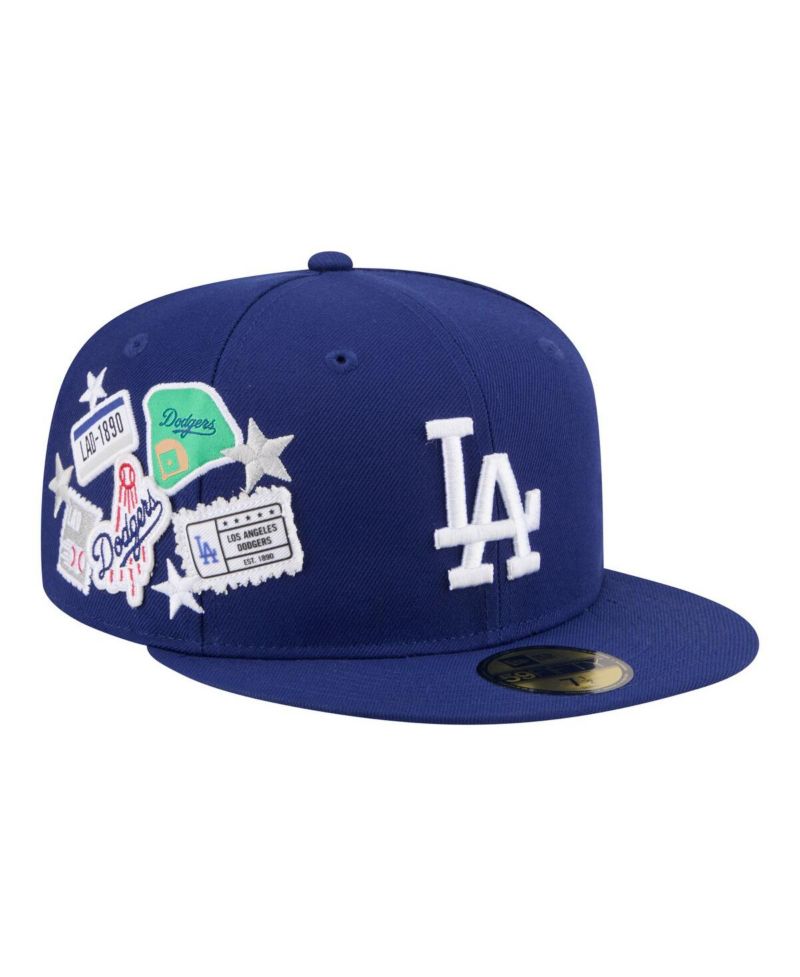 Men's Royal Los Angeles Dodgers City Patch 59FIFTY Fitted Hat