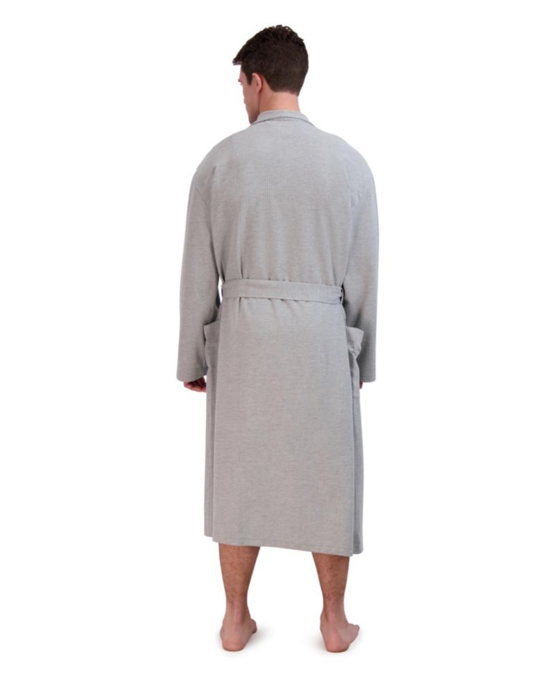 Men's Cotton Waffle Knit Robe