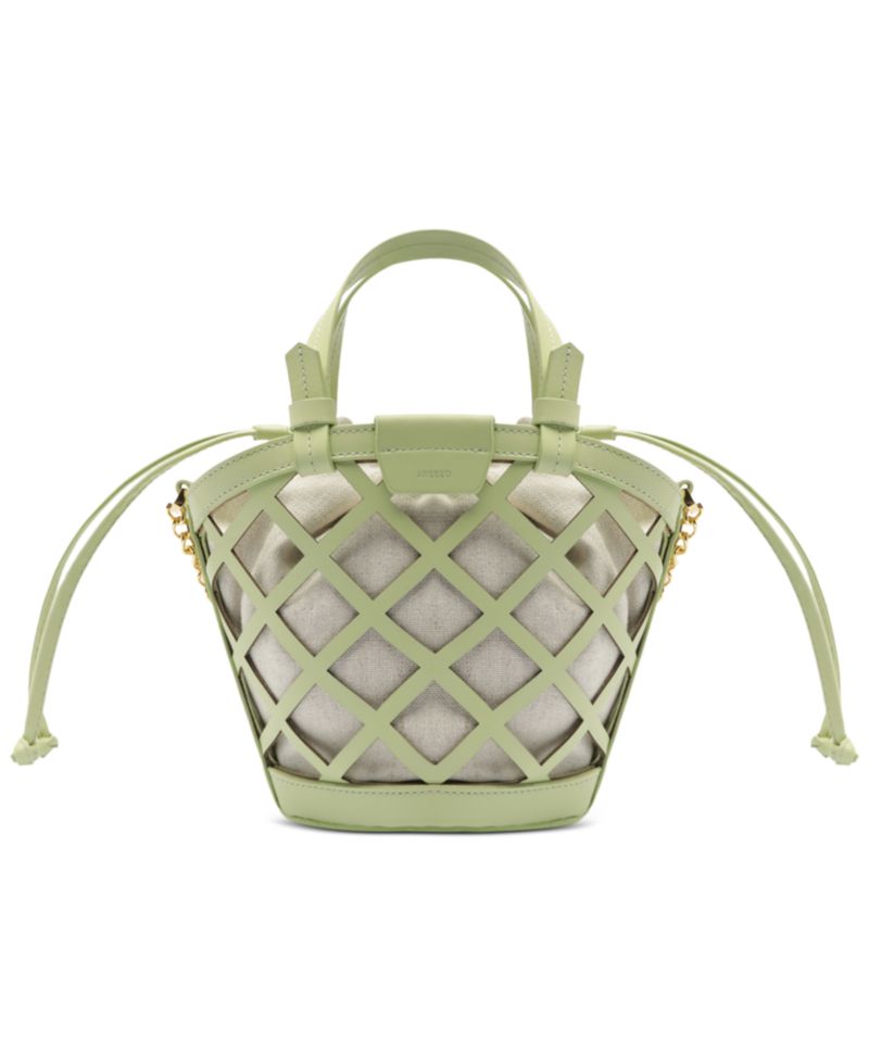 Petra Small Leather Bucket Bag