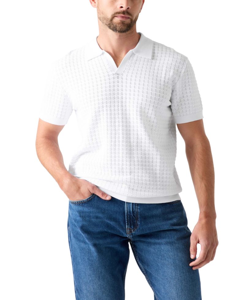 Men's Chevron Pointe Short-Sleeve Polo Shirt