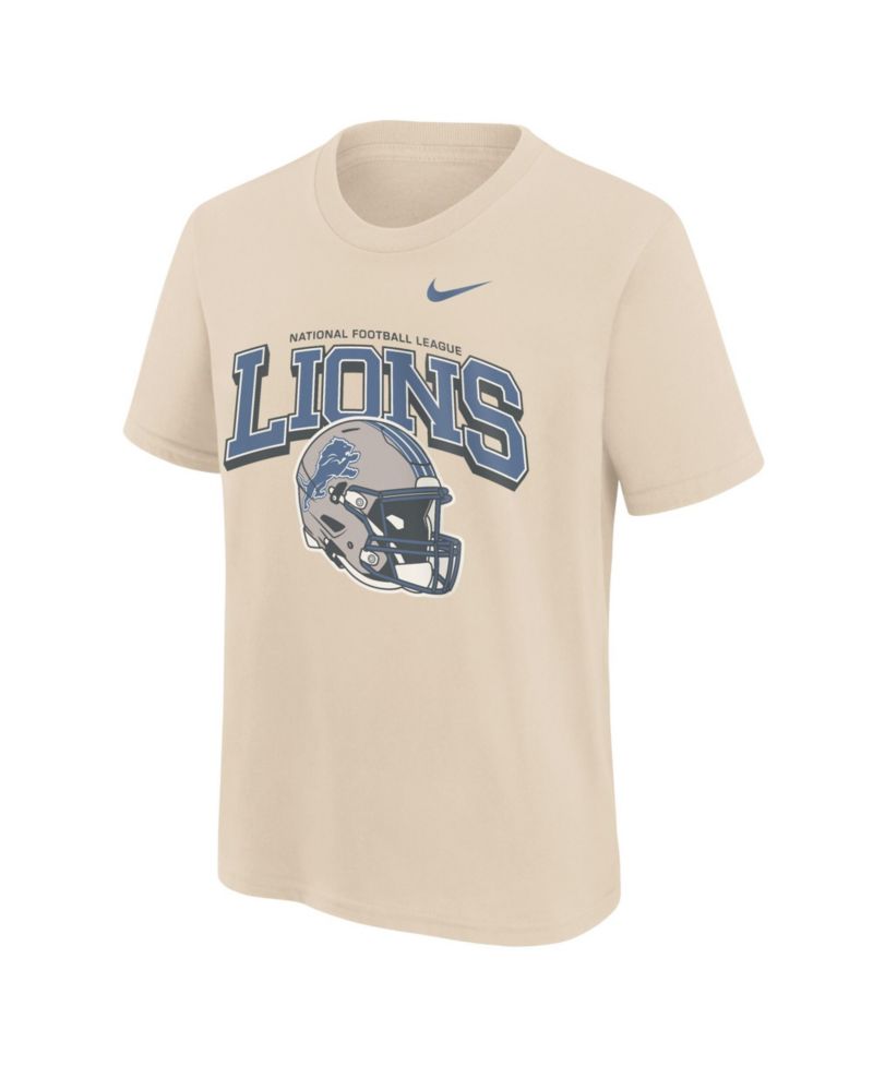 Big Boys and Girls Natural Detroit Lions Easy Lane T-Shirt