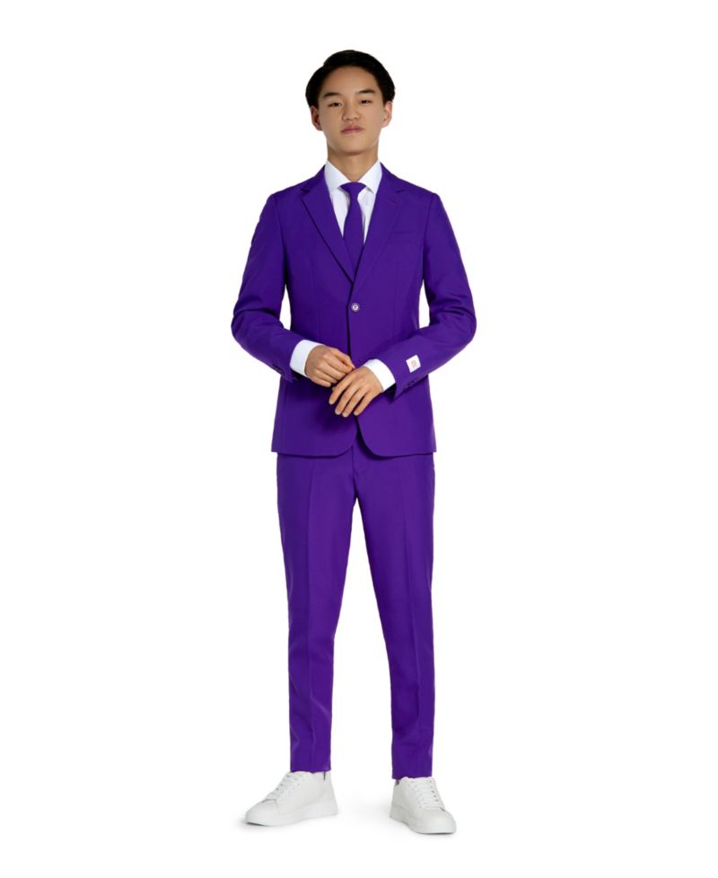 Big Boys Purple Prince 3-Piece Suit
