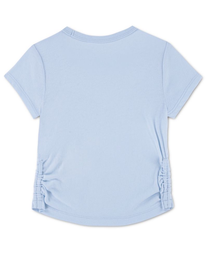 Toddler Girls' 2T-5T Gingham Bow Classic Short-Sleeve T-shirt