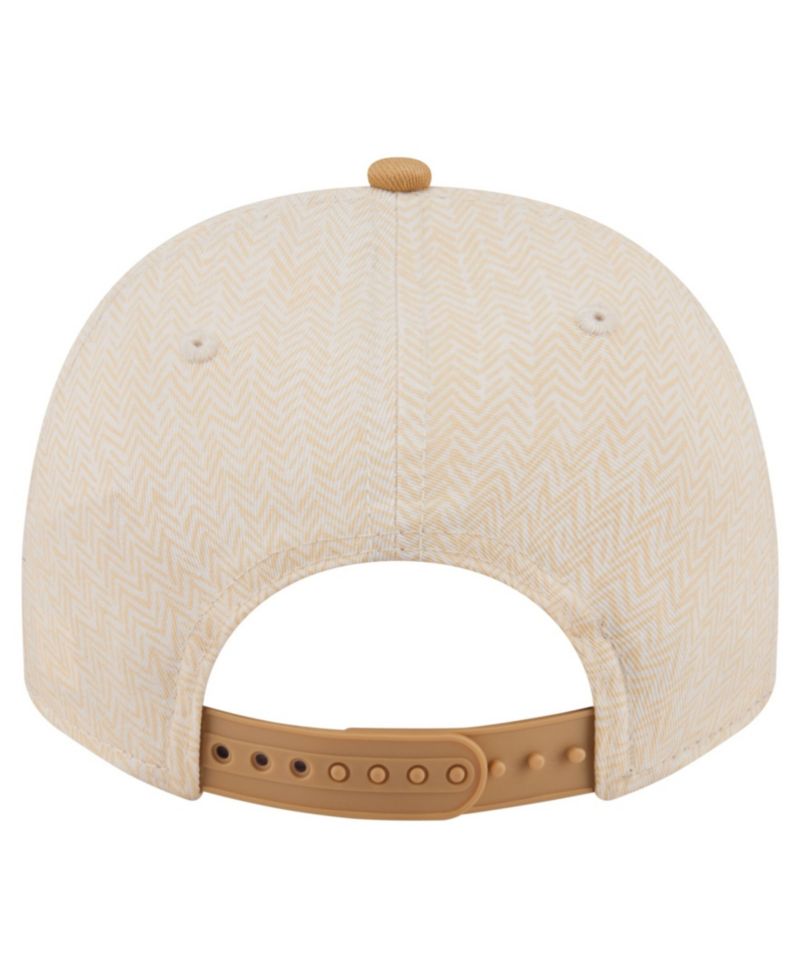 Men's Cream Chicago White Sox Herringbone 9FIFTY A-Frame Snapback Hat