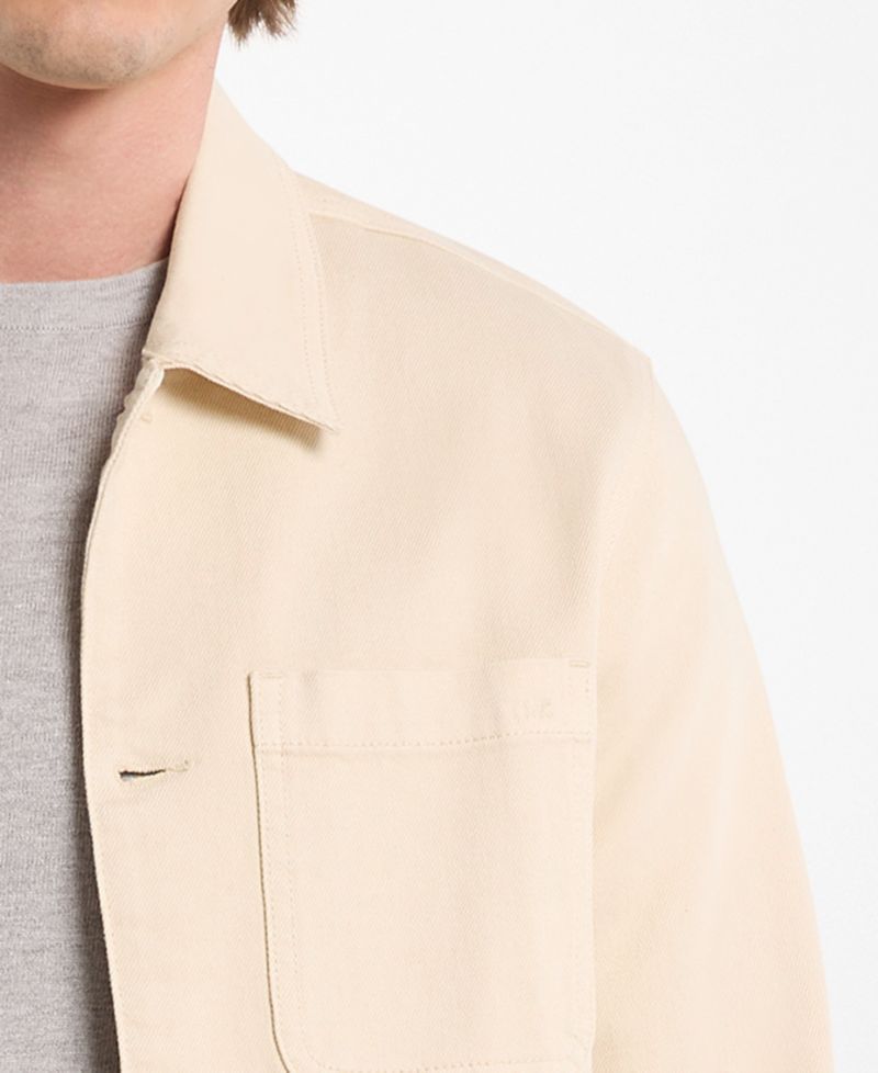 Men's Denim Chore Shirt Jacket