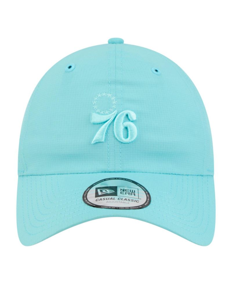Men's and Women's Turquoise Philadelphia 76ers Color Pack Ripstop Casual Classic Adjustable Hat
