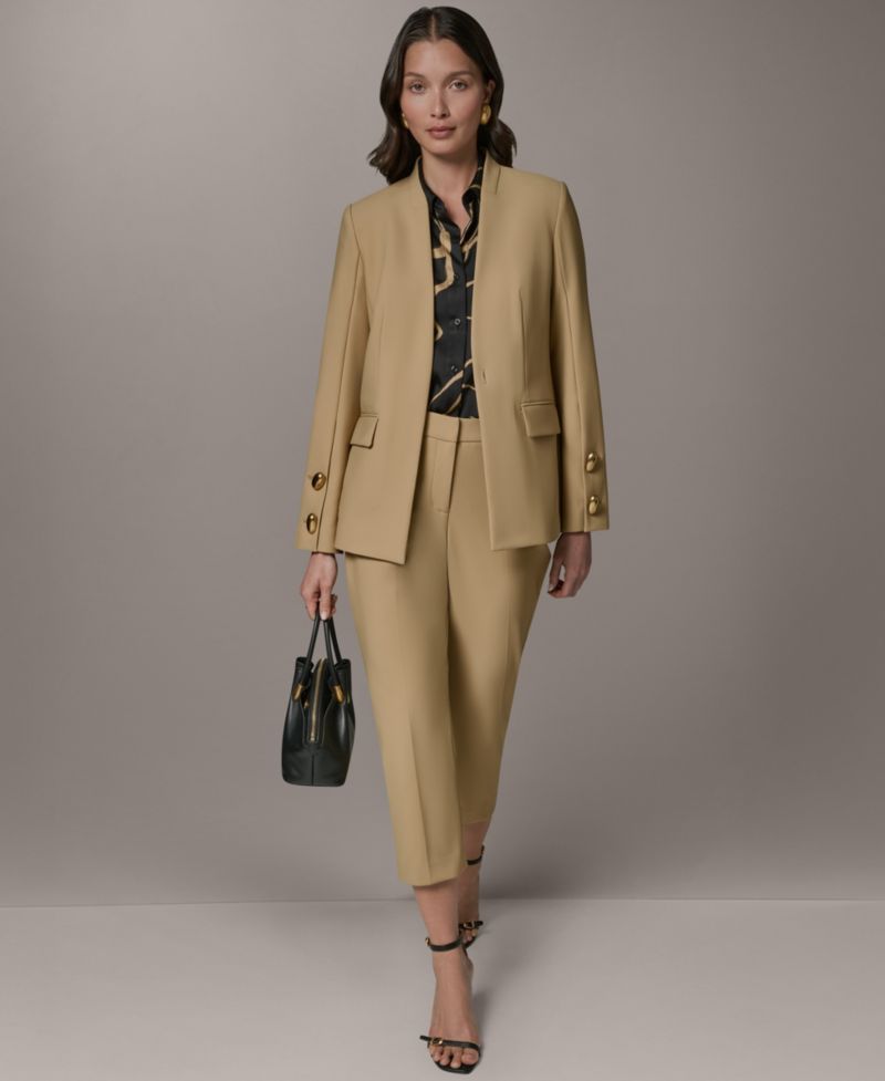 Petite Mid-Rise Ankle Pants
