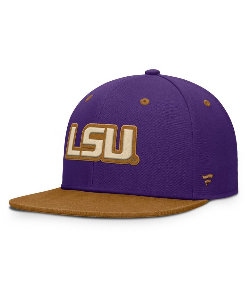 Men's Purple/Brown LSU Tigers Noboa Fitted Hat