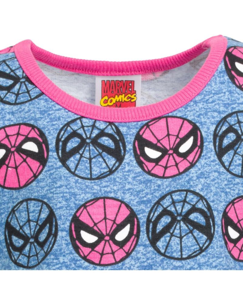 Girls Marvel Spider-Girl French Terry Skater Dress to