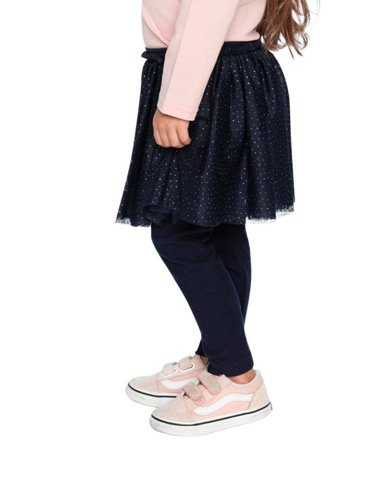 Baby Girl (12m-24m)Leggings with Integrated Tulle Skirt