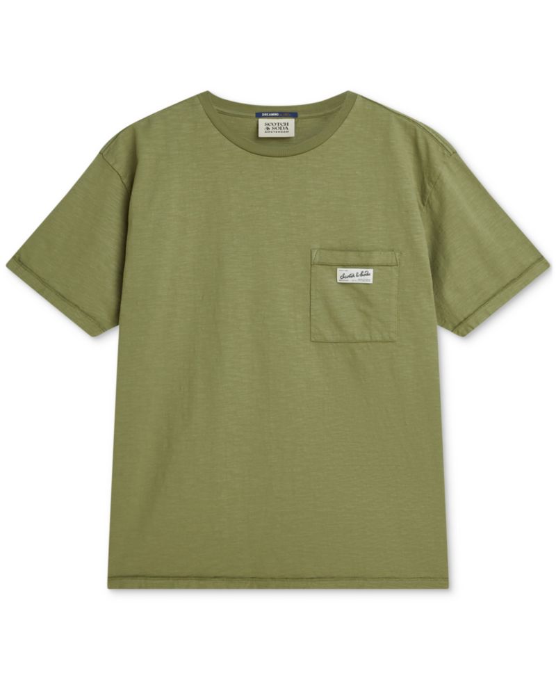 Men's Short-Sleeve Cotton Pocket T-Shirt