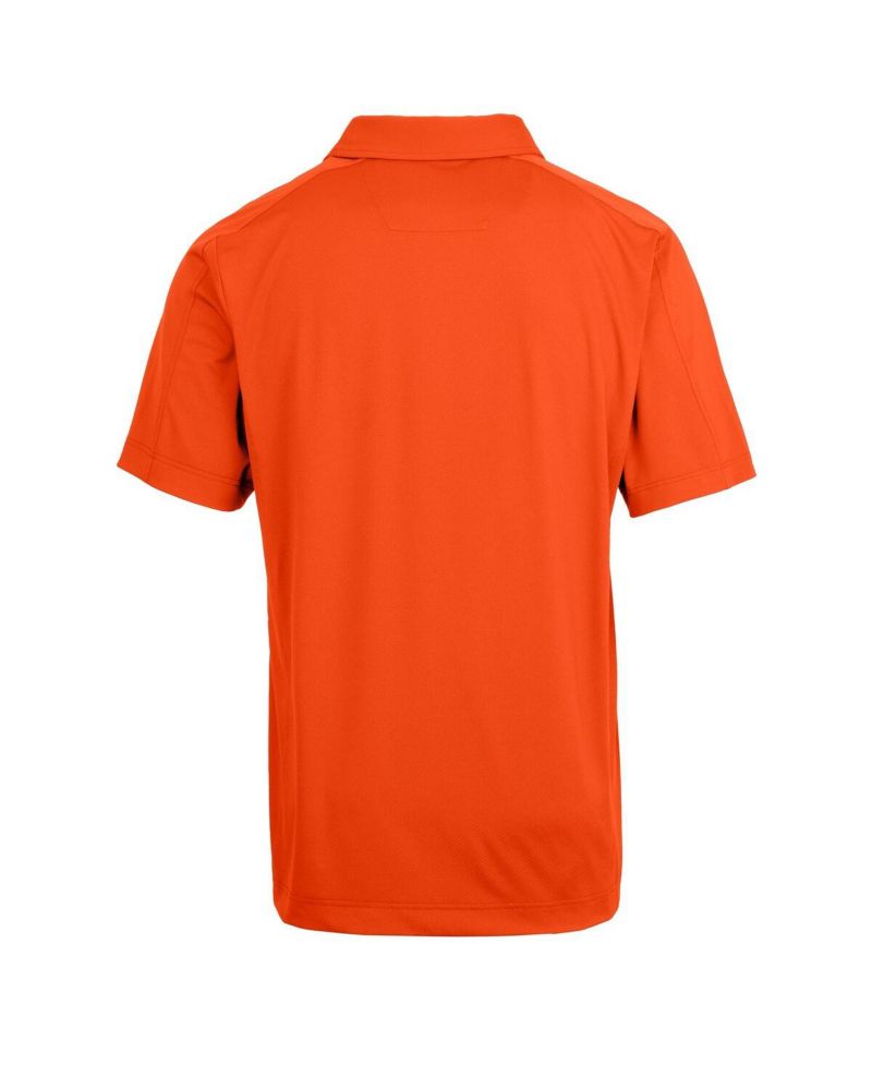 Men's Orange New York Mets Prospect Textured Stretch Polo Shirt