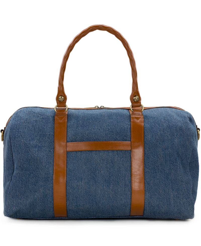 Milano Extra-Large Denim Weekender Duffel Handbag
