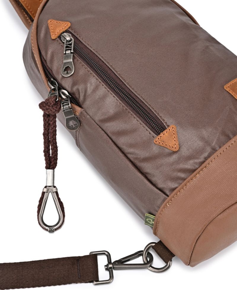 Urban Light Coated Canvas Sling Bag