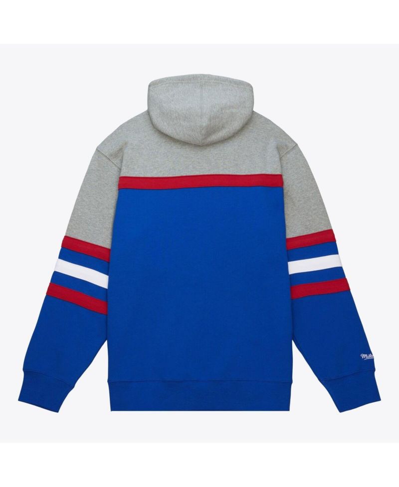 Men's Royal Philadelphia 76ers Fleece Head Coach Hoodie