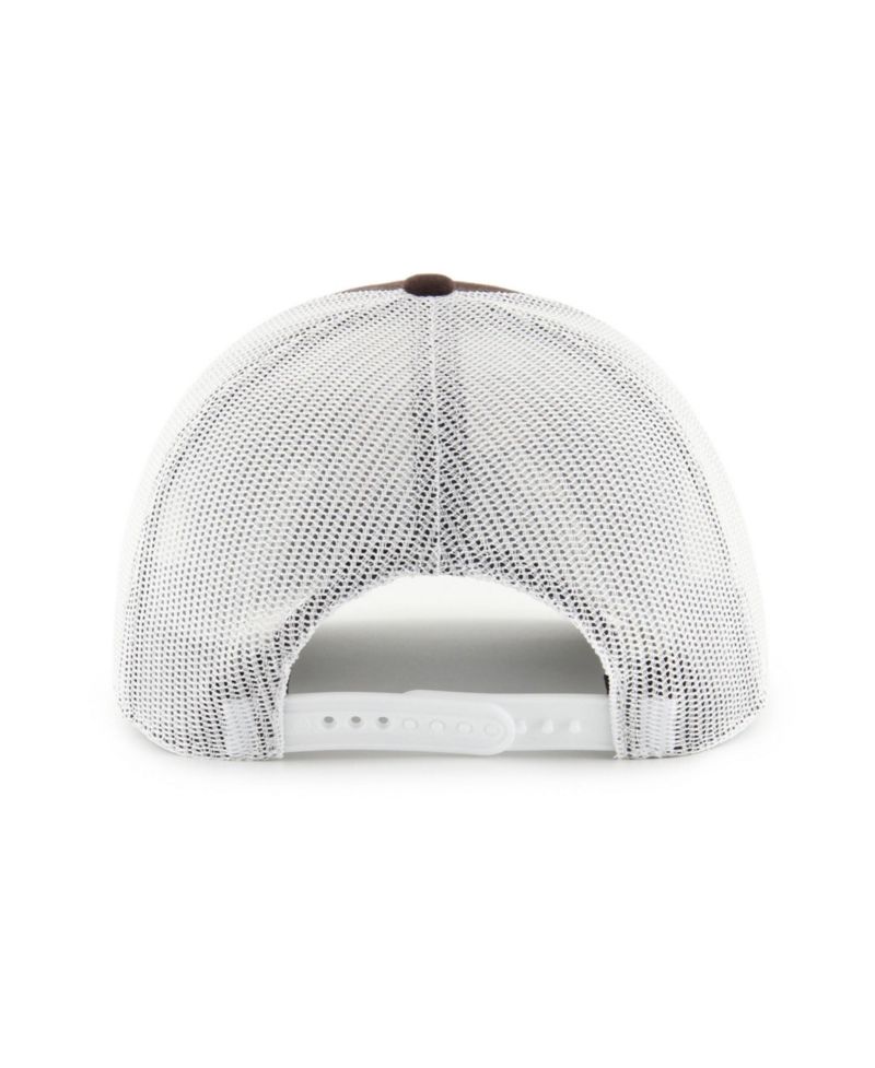 Big Boys' and Girls' Cleveland Browns Trucker Structured Snap Closure Hat