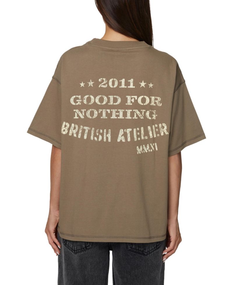 Women's Oversized Stamp T-Shirt