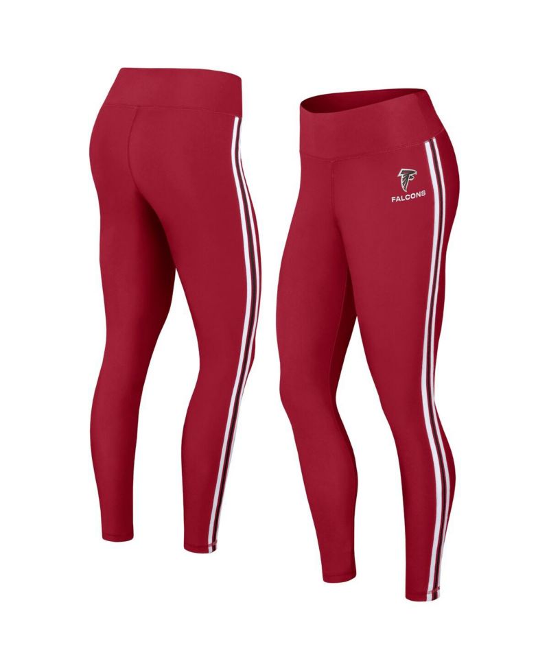 Women's Red Atlanta Falcons Color Block Leggings