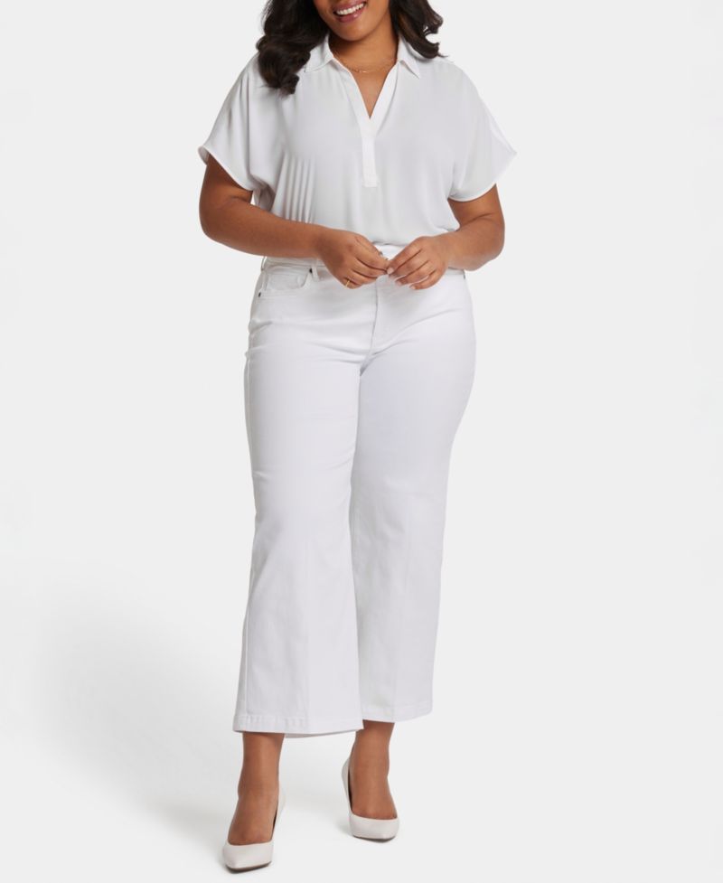 Plus Size Teresa Wide Leg Ankle Jeans